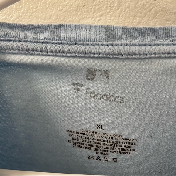 Fanatics devil rays baseball shirt blue xl - Picture 3 of 4